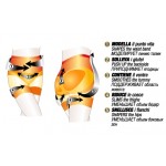 Chilot modelator talie inalta cu picior pentru femei cu banda silicon Controlbody 410465 NUDO ( similar cu art 410617 Intimidea)